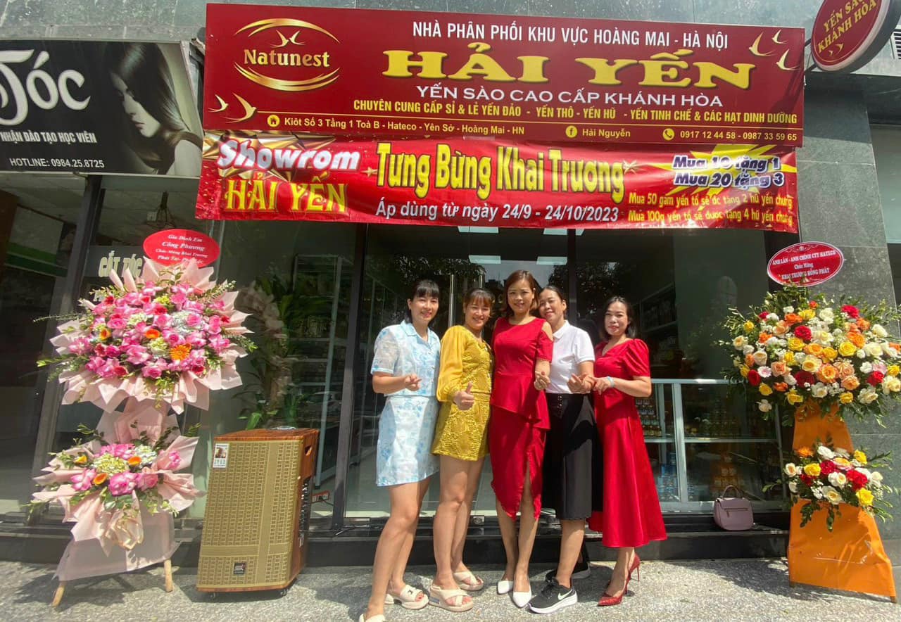 Showroom Hải Yến – CN Yến sào Natunest tại Hoàng Mai – Hà Nội