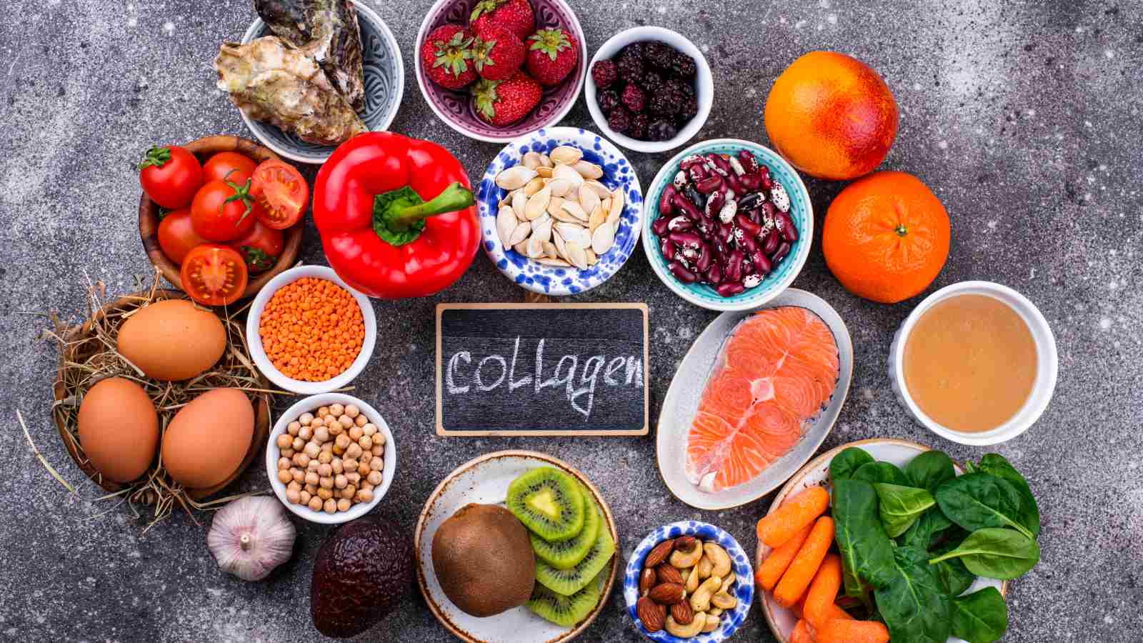 Các chất dinh dưỡng giúp tăng sản xuất collagen