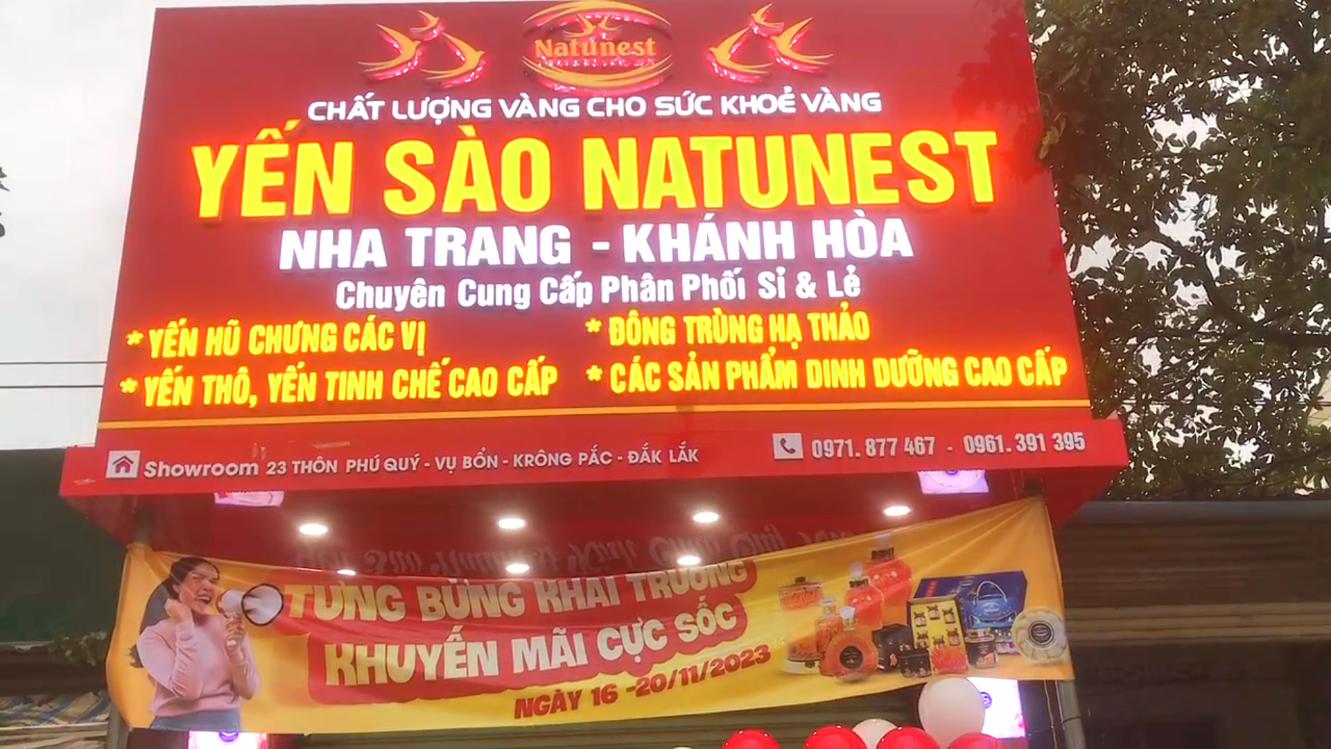 Khai trương showroom Yến sào Natunest tại Đắk Lắk