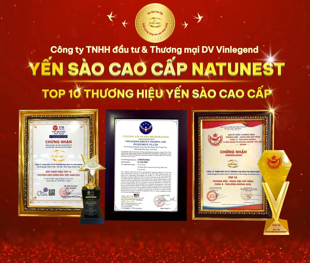 Natunest – Thương hiệu yến sào uy tín số 1 Việt Nam